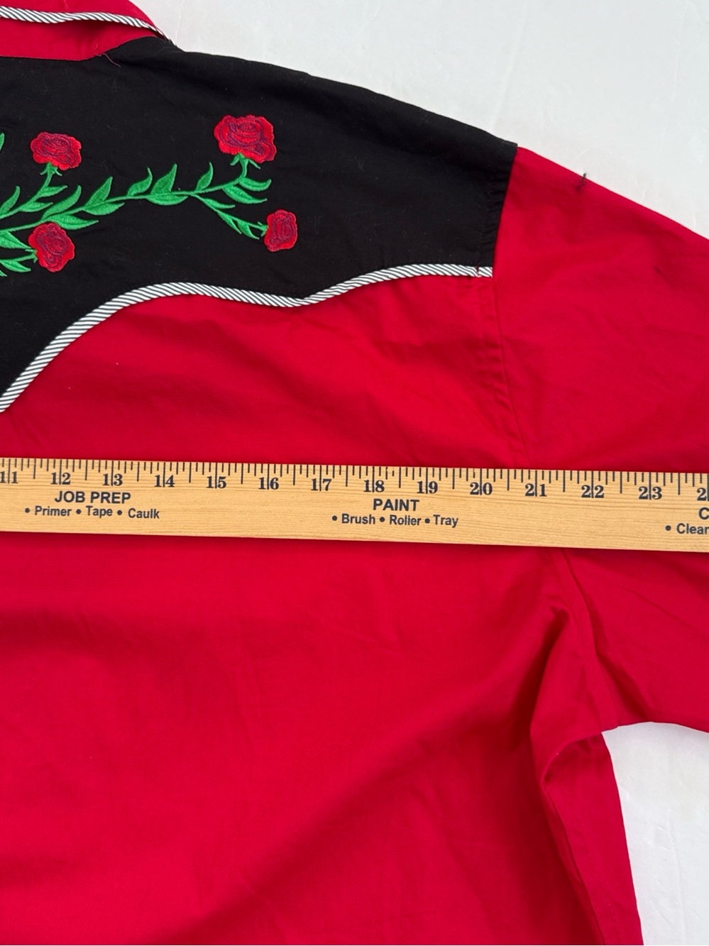 COOFANDY Red Western Cowboy Shirt Mens XXL NWT - Picture 9 of 10